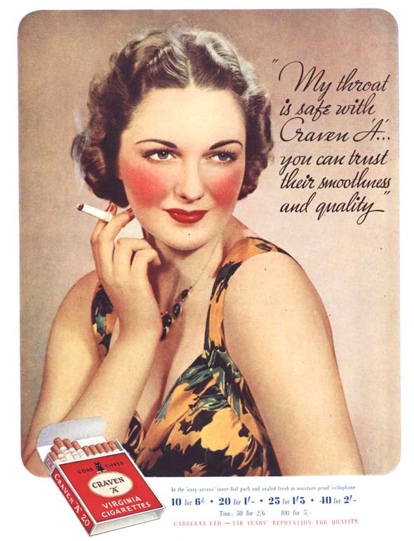 Publicidade mulher tabaco